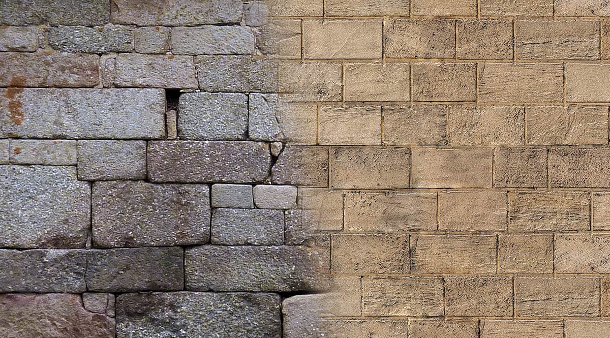 Quelques éléments de comparaison entre le granite et le calcaire dans le domaine de la construction traditionnelle.
