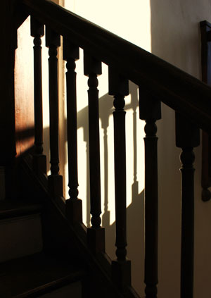 Escalier ancien en bois