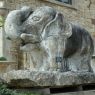 Sculpture ancienne en pierre : Éléphant - MA737
