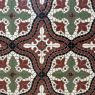 Carreaux de ciment verts